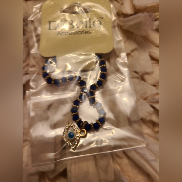 Two brand NWT D'Bello Accessories bracelets - Evil Eye Protection 🧿 - Picture 2 of 6